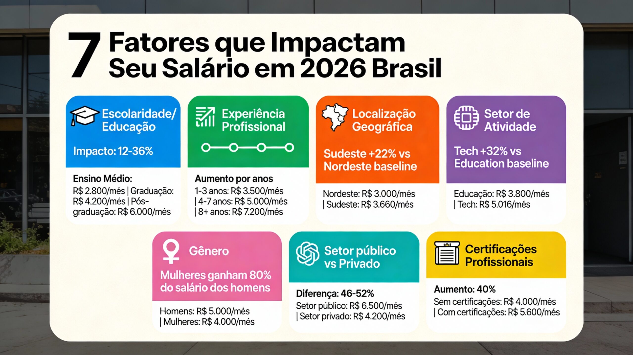 7 Fatores que Impactam Seu Salário em 2026